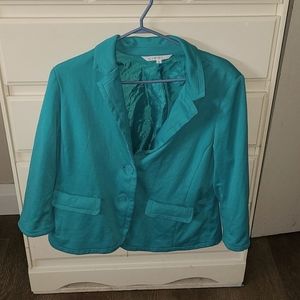Greeny off teal Blazer